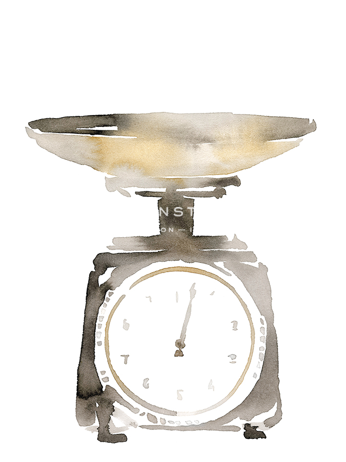 Kitchen Utensils - Scale - Ingrid Muskovy