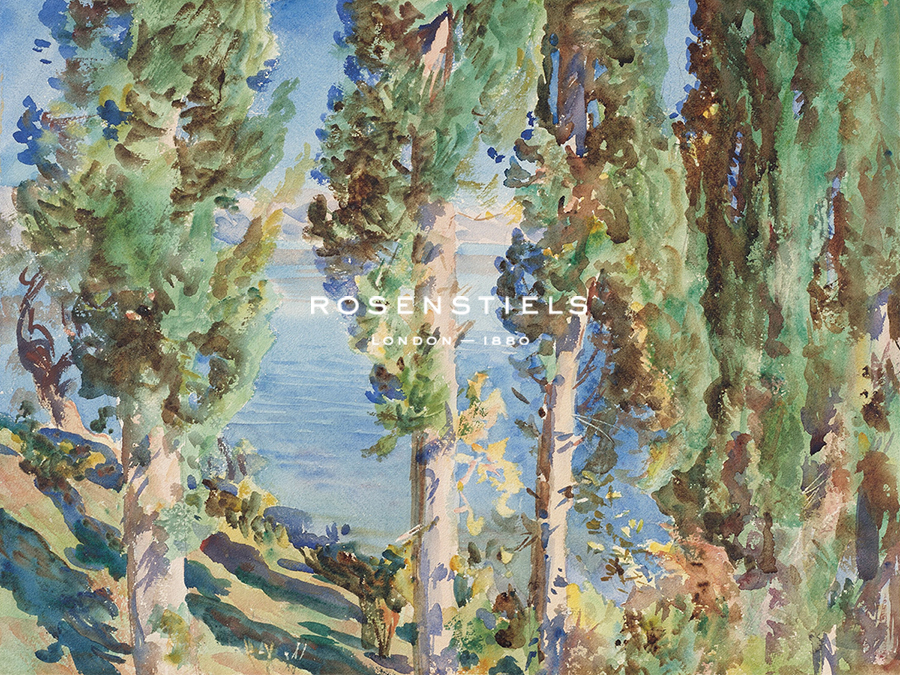 Corfu, Cypresses - John Singer Sargent