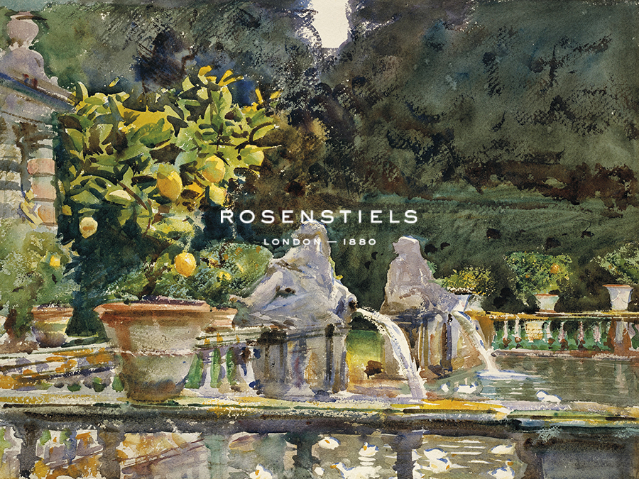 Villa di Marlia, Lucca, A Fountain - John Singer Sargent