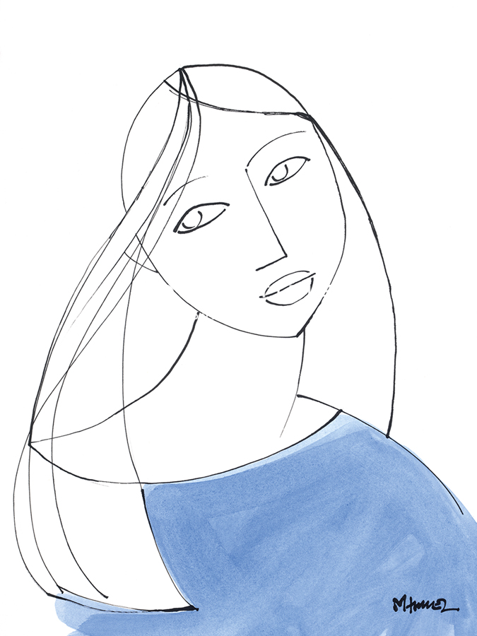 The Blue Dress - Marsha Hammel