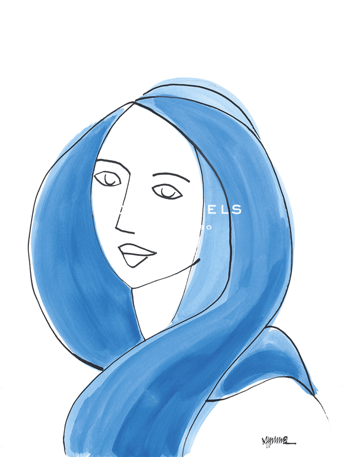 The Blue Scarf - Marsha Hammel