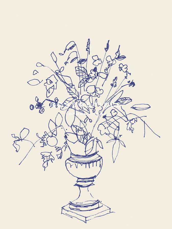 Altar Sketch - Blooms - Charlotte Hardy