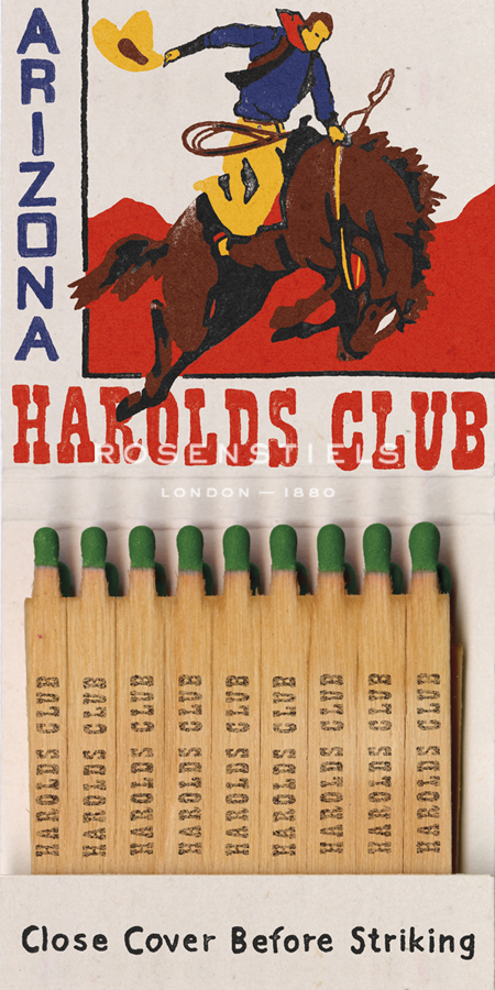 Harolds Club Matchbook - Kristine Hegre