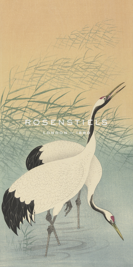Restful Cranes - Ohara Koson