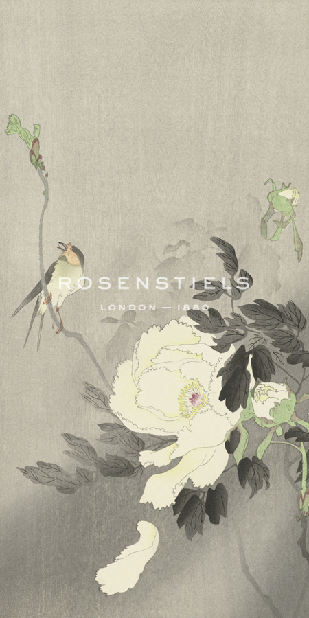 Bird with Peony - Ohara Koson