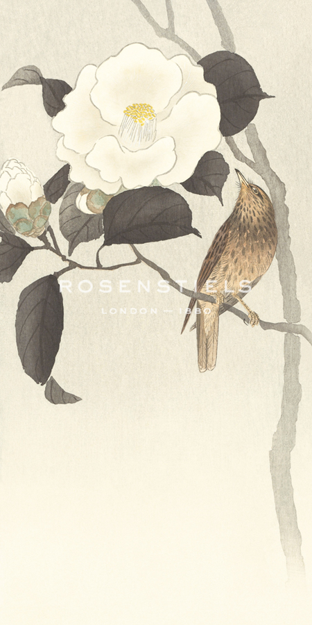 Songbird and Flowering Camellia - Ohara Koson