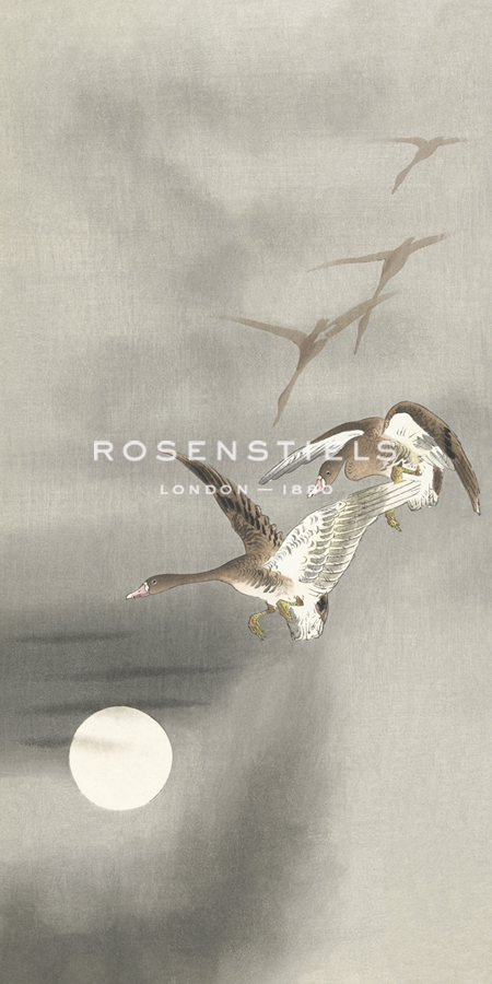 Geese in Flight - Ohara Koson