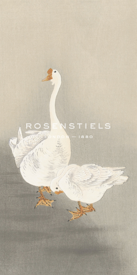 Two Geese - Peck - Ohara Koson