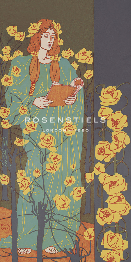 Yellow Roses - Louis Rhead