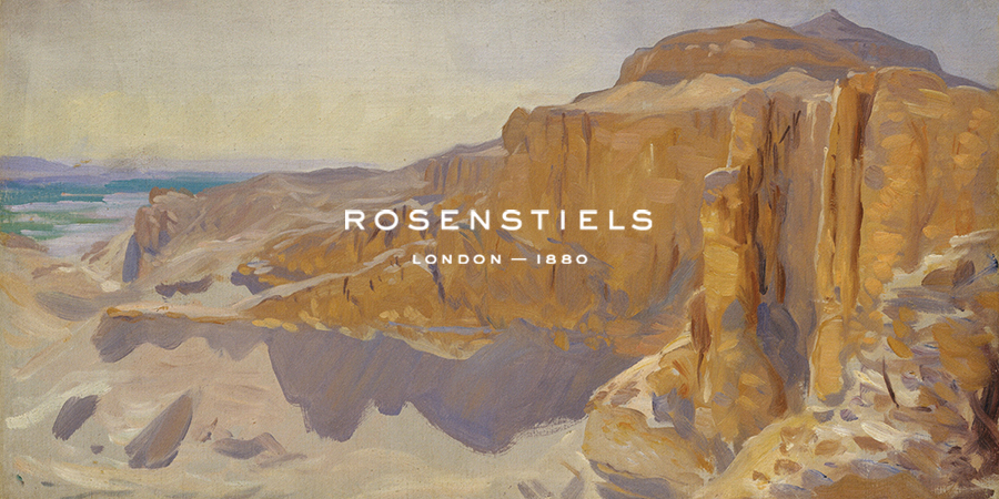 Cliffs at Deir el Bahri, Egypt - John Singer Sargent