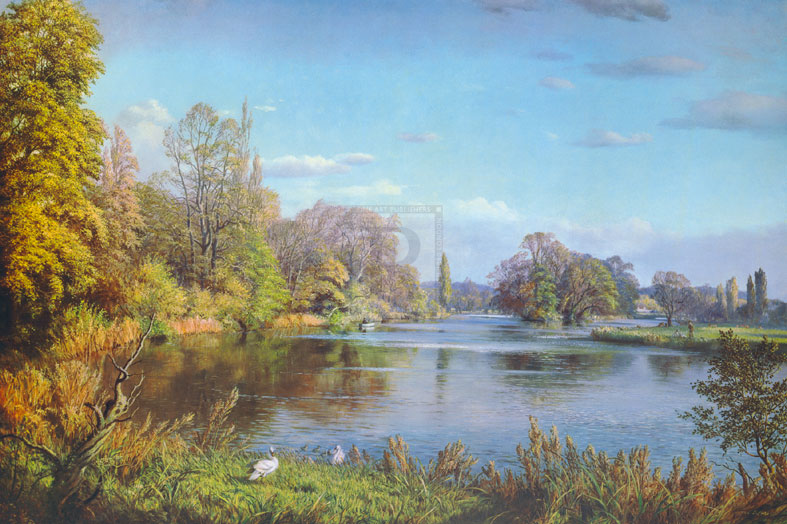 The Thames, Shiplake - Victor Elford