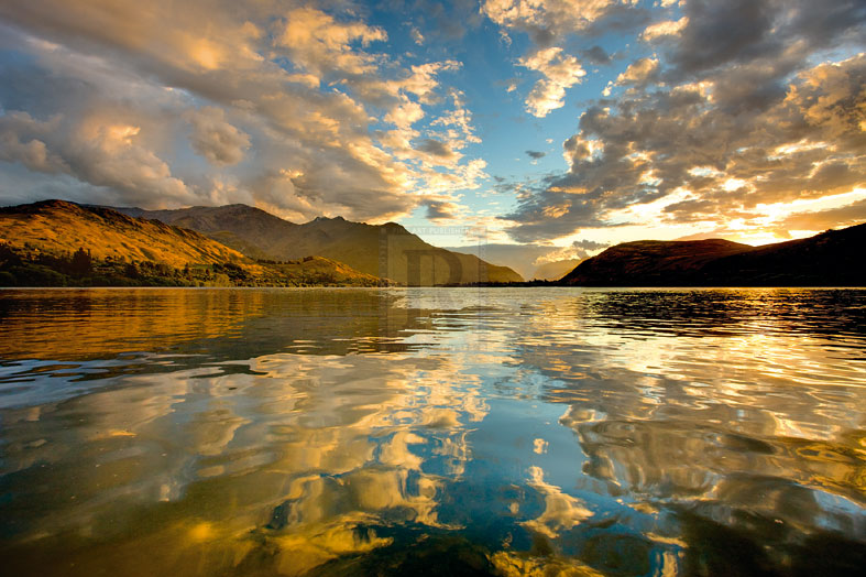 Sunset Over Lake Hayes - Nathan Secker