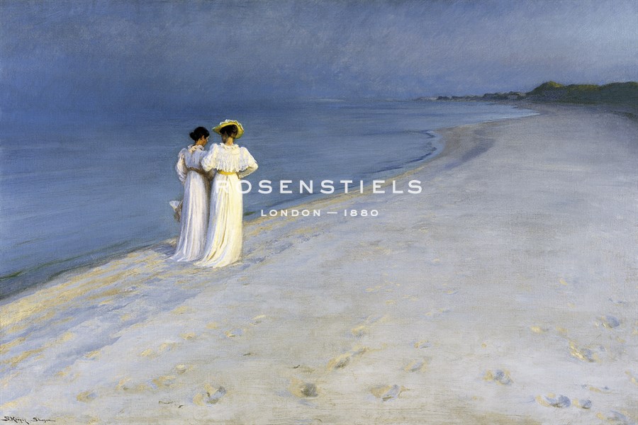 Summer Evening on Skagen's Southern Beach – 1893 - Peter Severin Kroyer