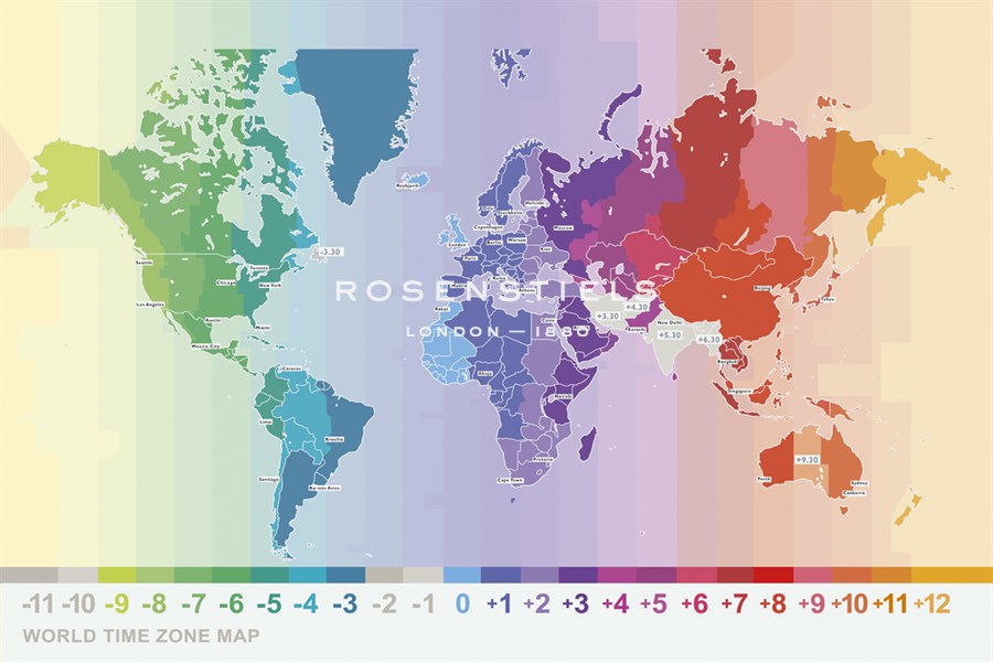 World Time Zone Map - Tom Frazier