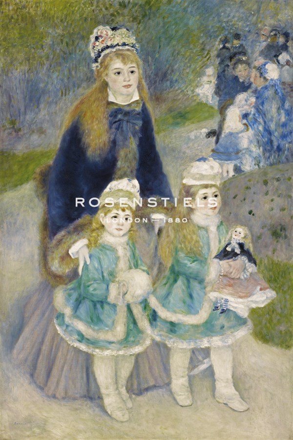 Mother and Children (La Promenade) - Pierre Auguste Renoir