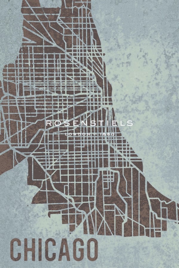 Chicago Street Map - Tom Frazier