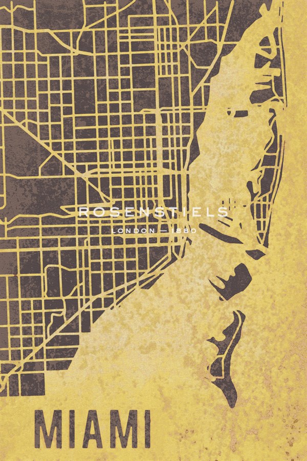 Miami Street Map - Tom Frazier