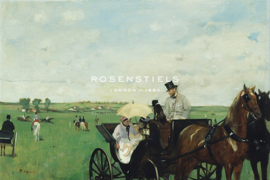 At the Races in the Countryside, 1869 - Edgar Degas