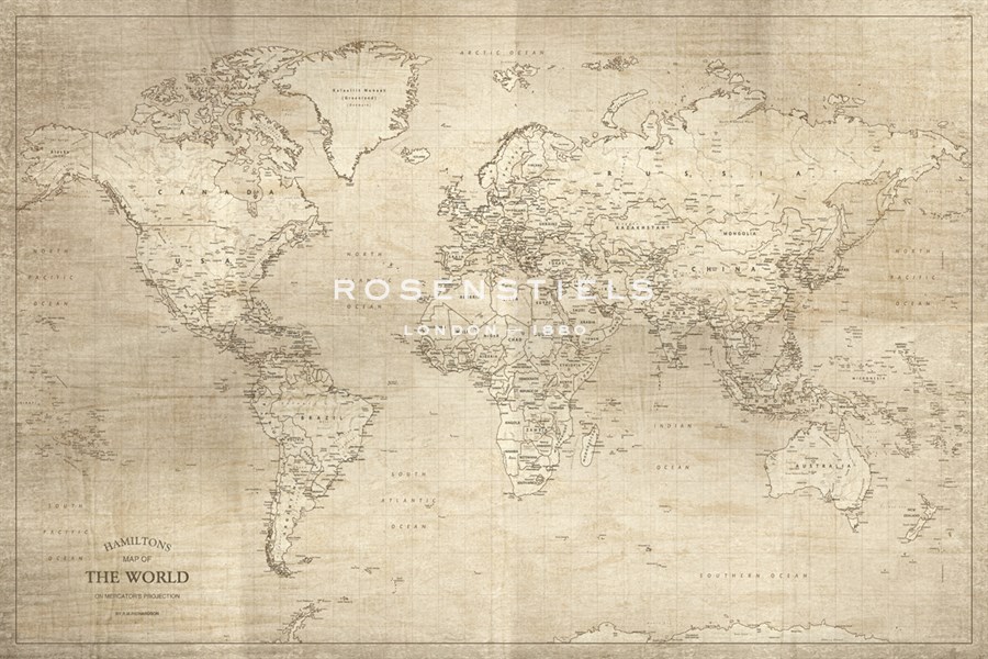 Hamilton's World Map - Maria Mendez