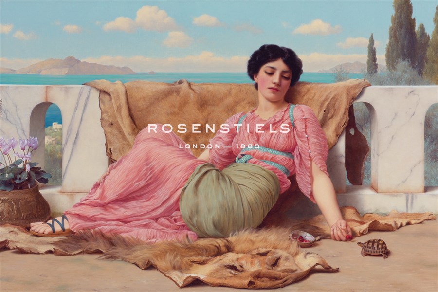 The Quiet Pet - John William Godward