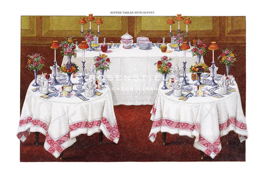 Table Settings - Supper - The Vintage Collection