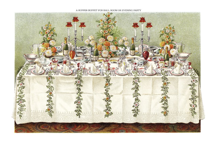 Table Settings - Buffet - The Vintage Collection