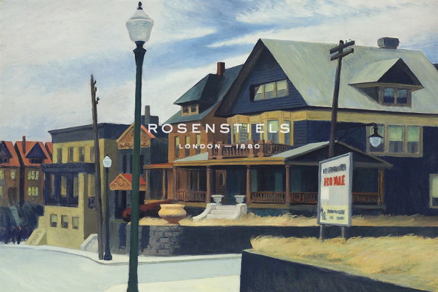 East Wind Over Weehawken - Edward Hopper