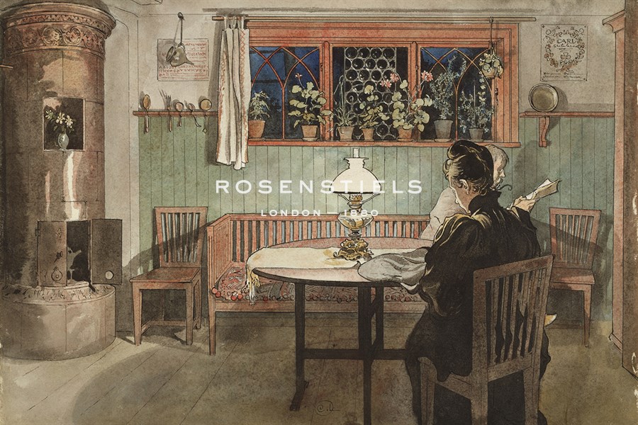 When the Children have gone to Bed - Carl Larsson