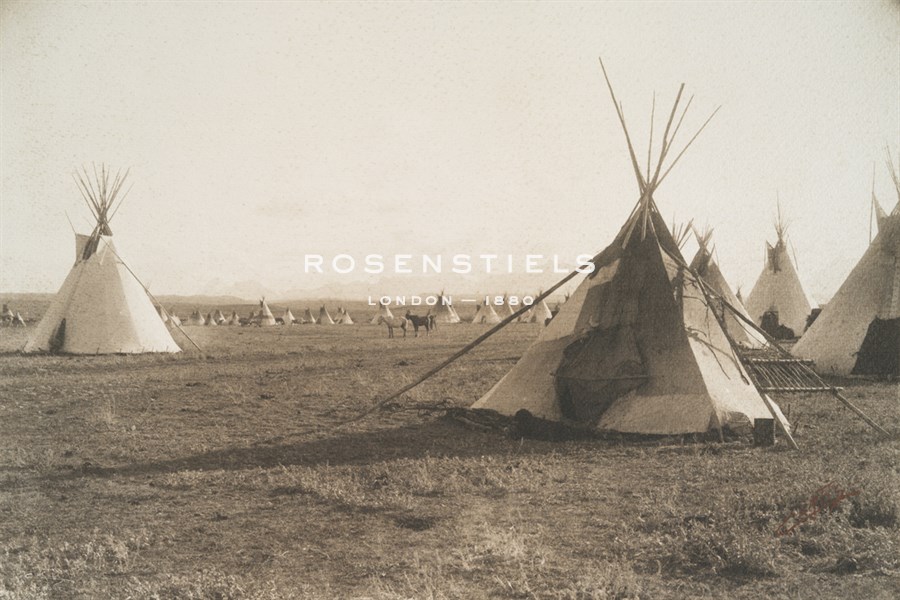 Blackfoot Encampment, 1899 - Edward Sheriff Curtis