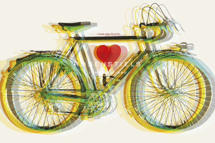 I Love You Bicycle - Urban Octopus
