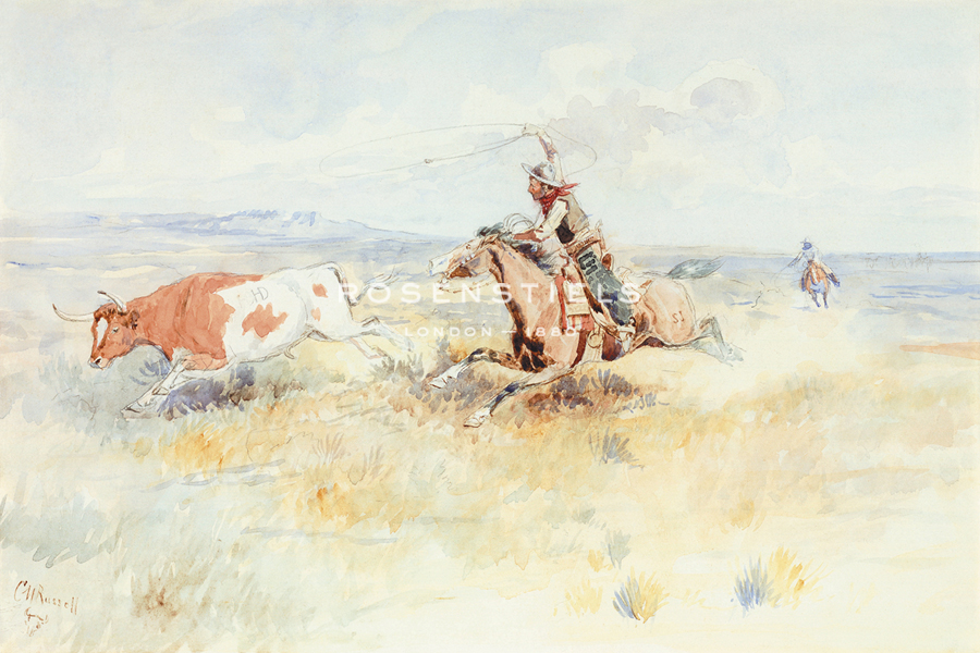 In Old Montana - Charles Marion Russell