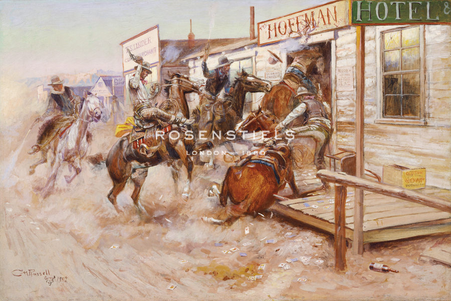 In Without Knocking - Charles Marion Russell