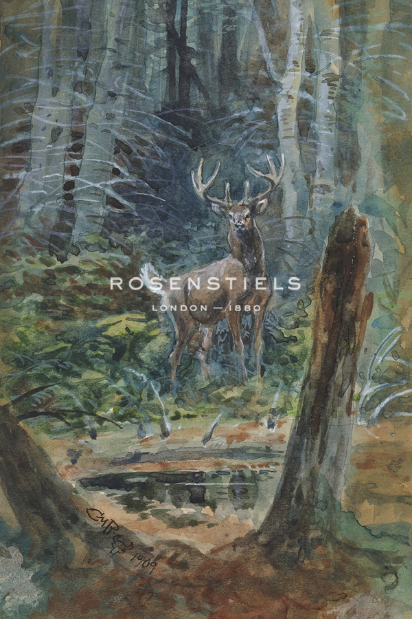 Deer in the Dell - Charles Marion Russell