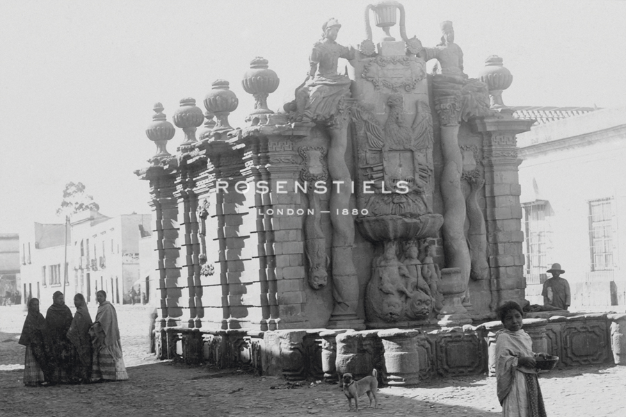 Old Aztec Fountain, 1898 - Historic Collection