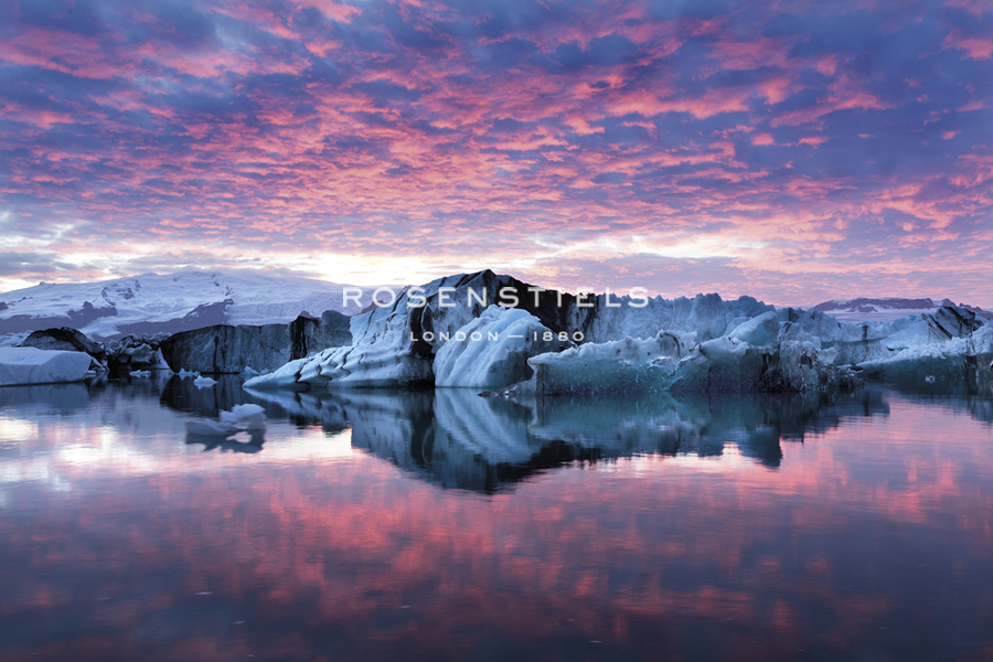 Sunset over Ice - Lee Frost