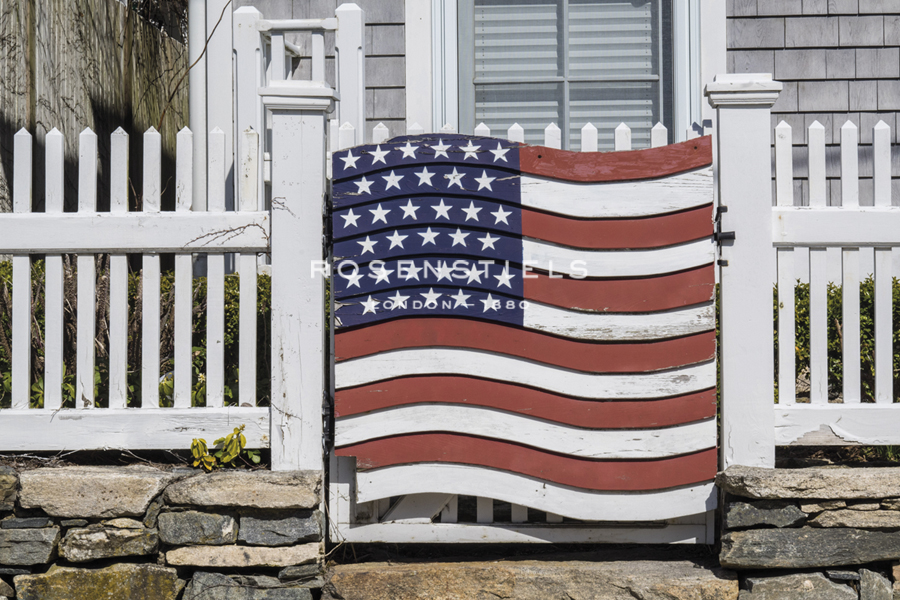 Stars and Stripes - Fence - Walter Bibikow