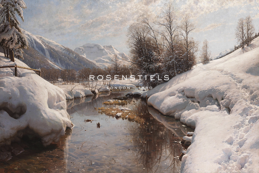 Winter Sun in the Engadin - Peder Mork Monsted