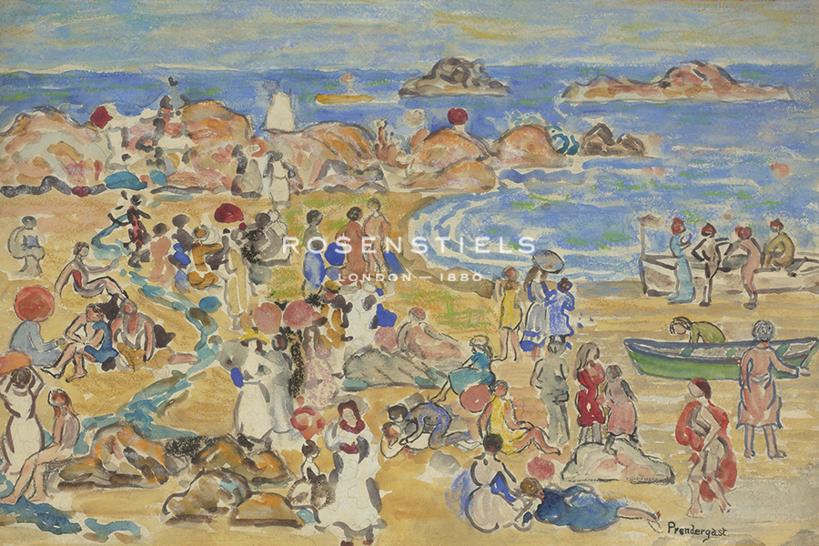 View Along New England Coast - Maurice Prendergast