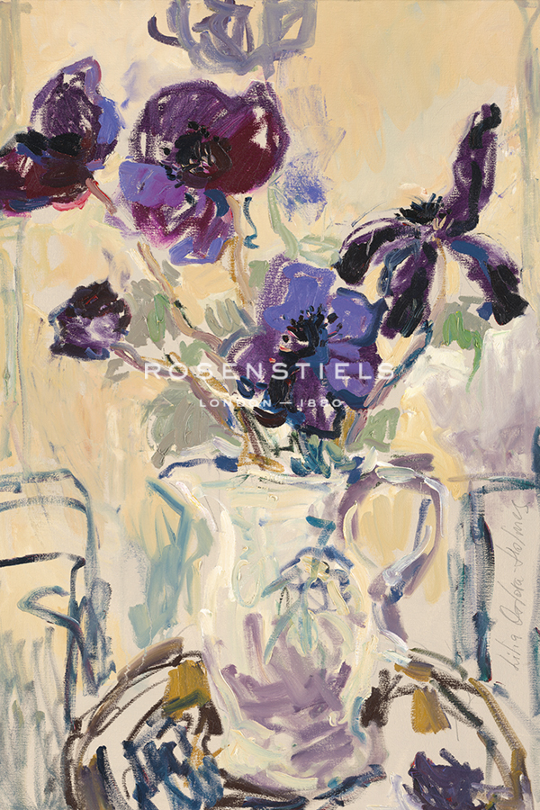 Still Life with Purple Flowers - Lilia Orlova Holmes