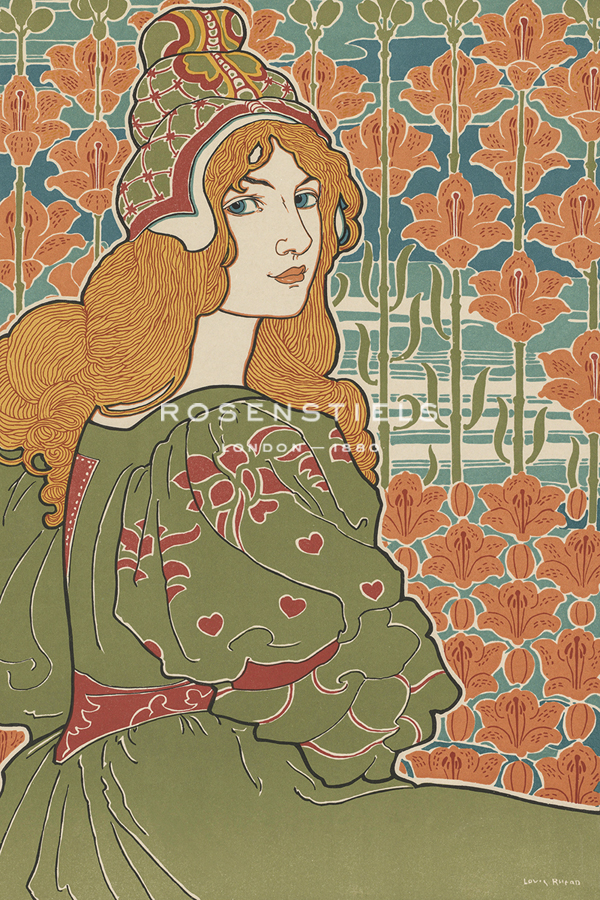 The Green Dress - Louis Rhead