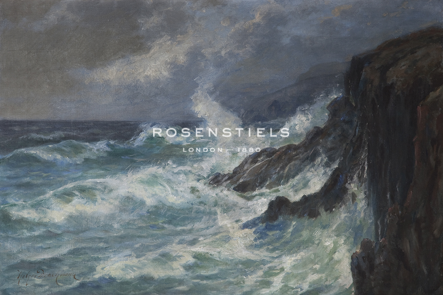 Rocky Coast - Holger Drachmann
