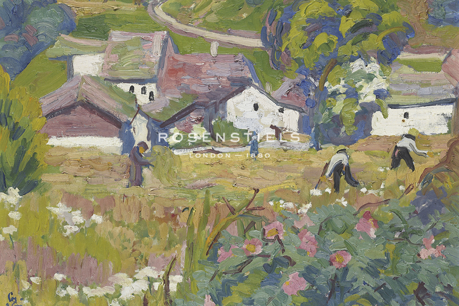 Paesaggio d'estate (Sommerlandschaft) - Giovanni Giacometti