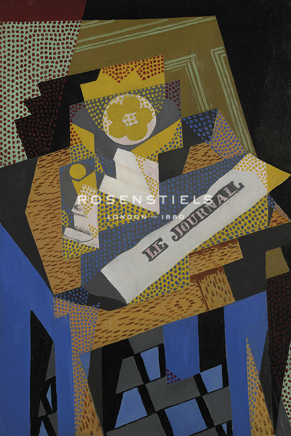 Newspaper and Fruit Dish - Juan Gris