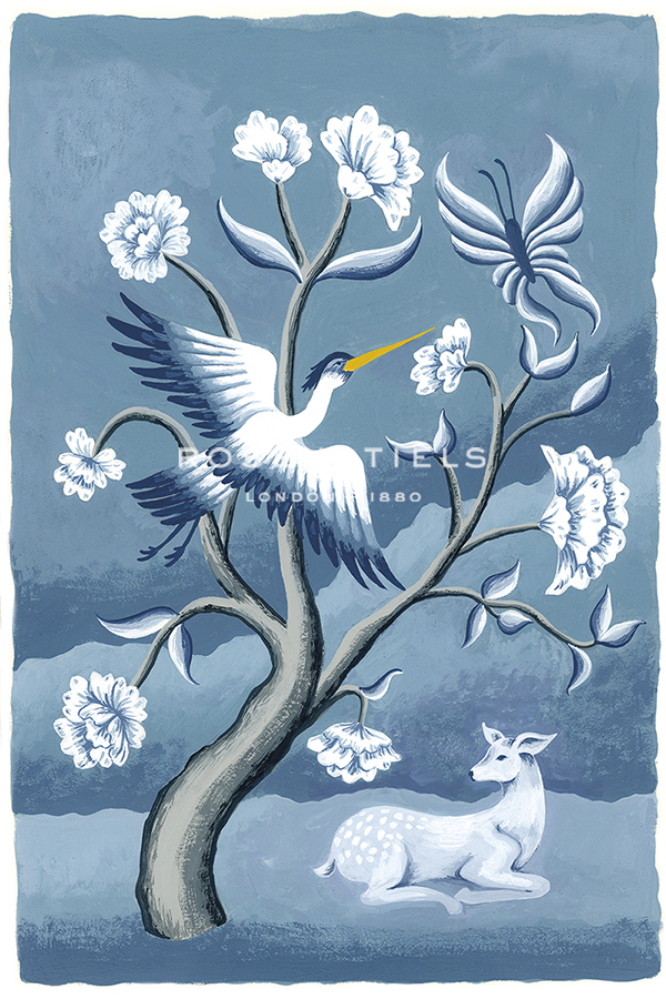 Chinoiserie Woodland - Fauna - Erika Greenfield