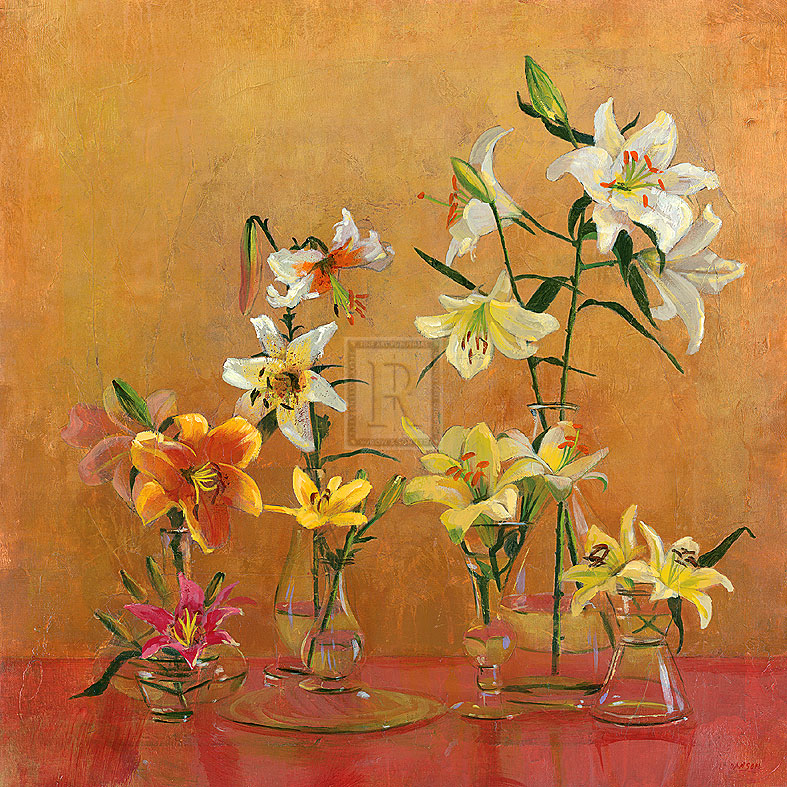 Lilies In Vases I - Danson