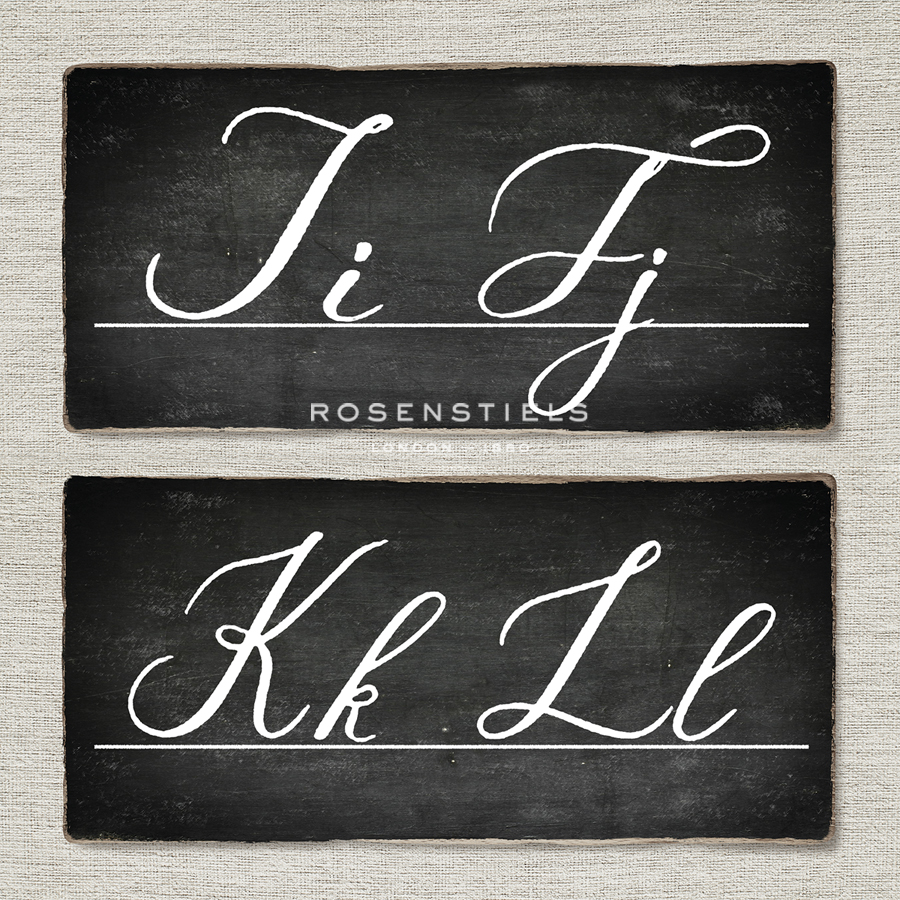 Chalkboard Alphabet - I - Tania Bello