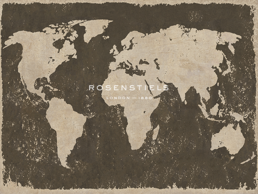 World Map - Rustic - Paul Duncan