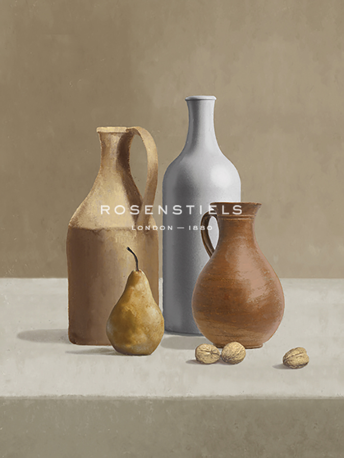 Earthenware Pitchers, Pear and Walnuts - Mark Chandon